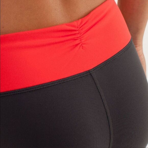 LULULEMON | Gather & Crow Tights Crop Yoga Pants Gray & Red Women’s Size 2 - Picture 2 of 14